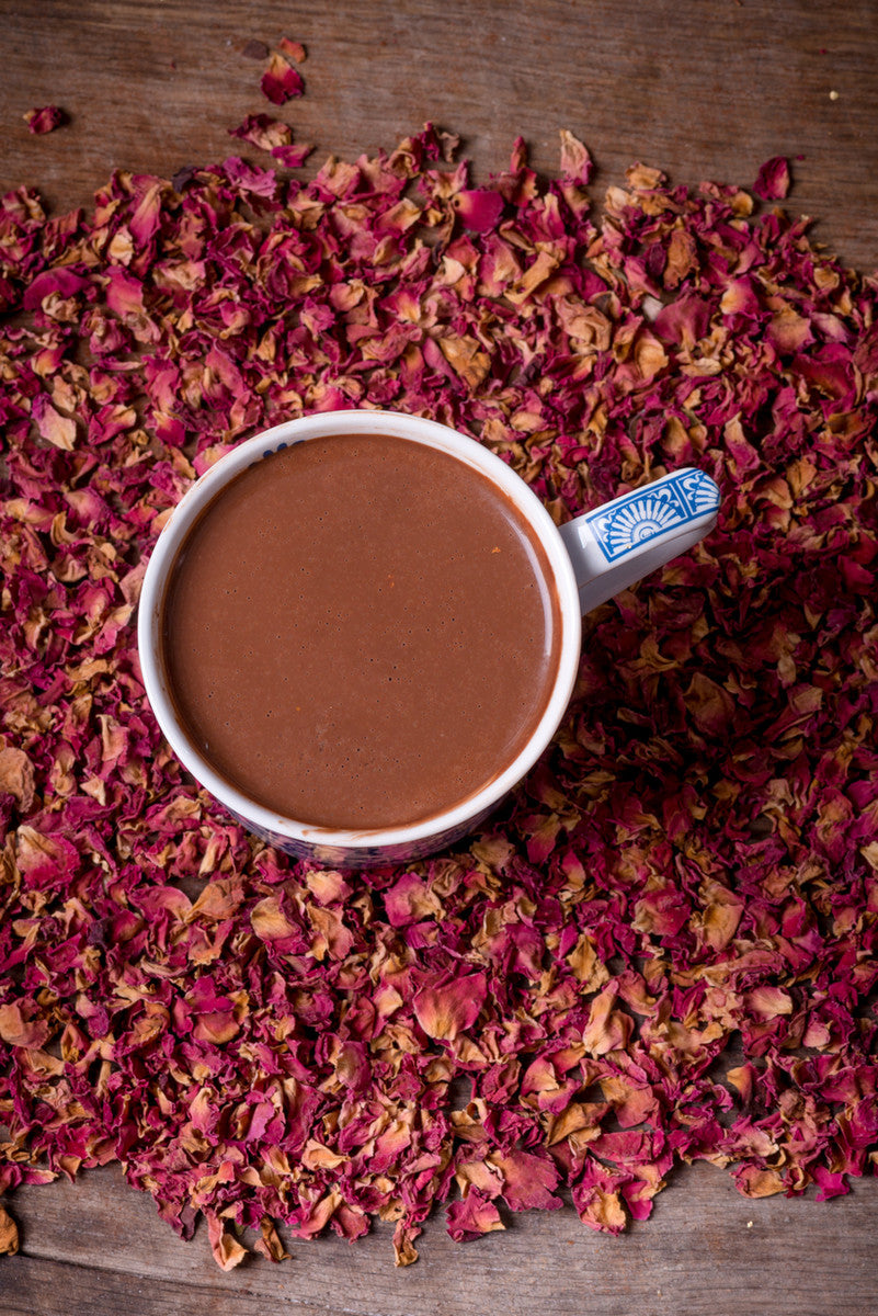 Rose Petal Drinking Chocolate 140g
