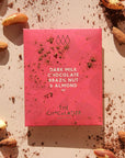 Brazil Nut & Almond Dark Milk Chocolate Bar 50g