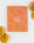 Candied Orange Dark Chocolate Bar 50g