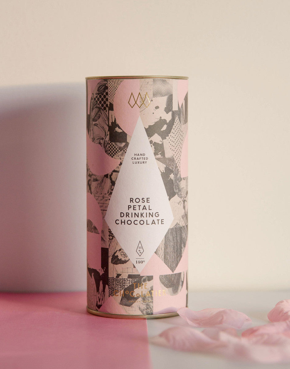 Rose Petal Drinking Chocolate 140g
