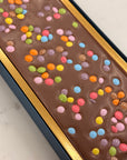 Rainbow Drops Milk Chocolate Bark 200g