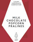 Milk Chocolate Popcorn Pralines 125g