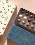 The Luxury Classic Chocolate Collection - 18 Dark, Milk and White Chocolates