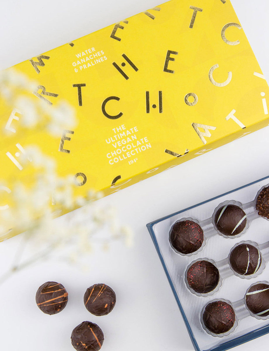 The Ultimate Vegan Chocolate Collection - 18 Dark and Mylk Chocolates