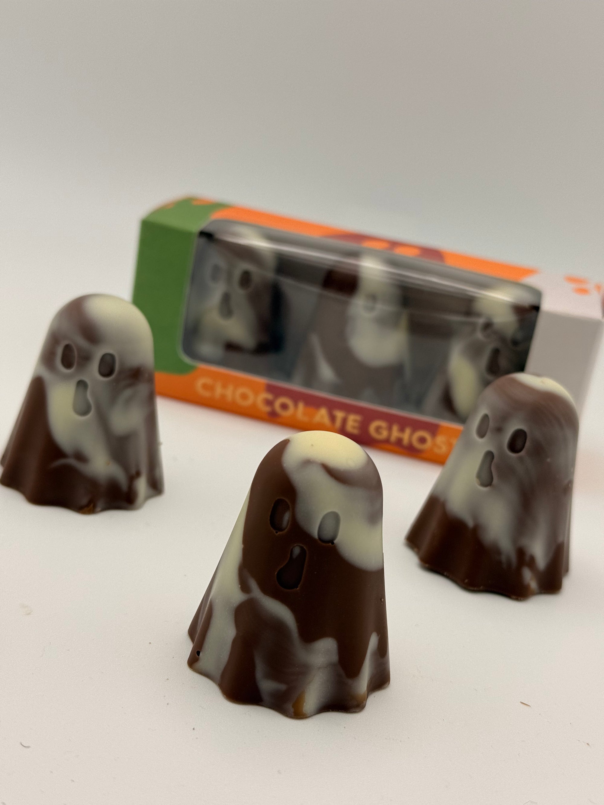 Milk Chocolate Marshmallow Ghosts Trio