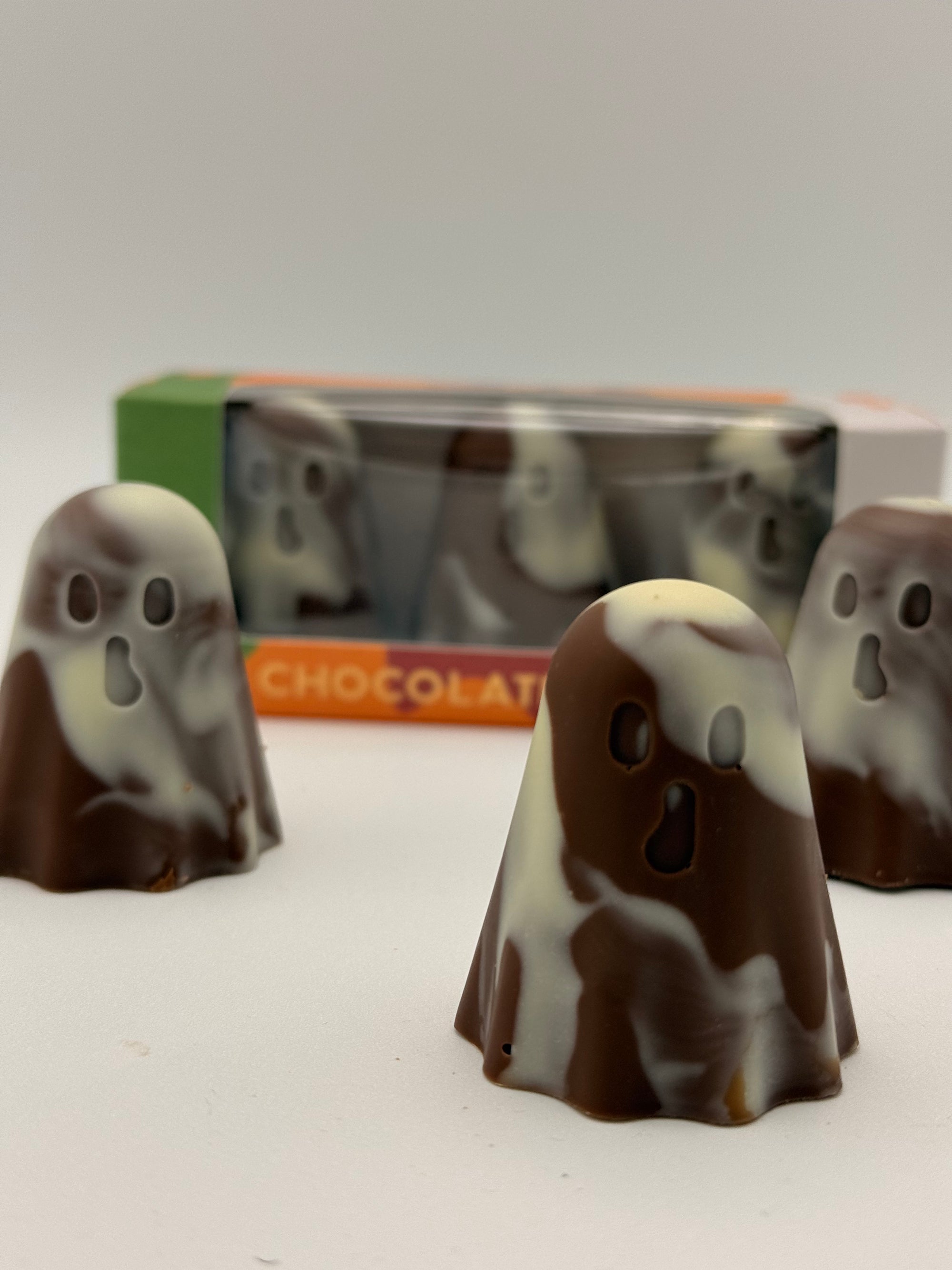 Milk Chocolate Marshmallow Ghosts Trio