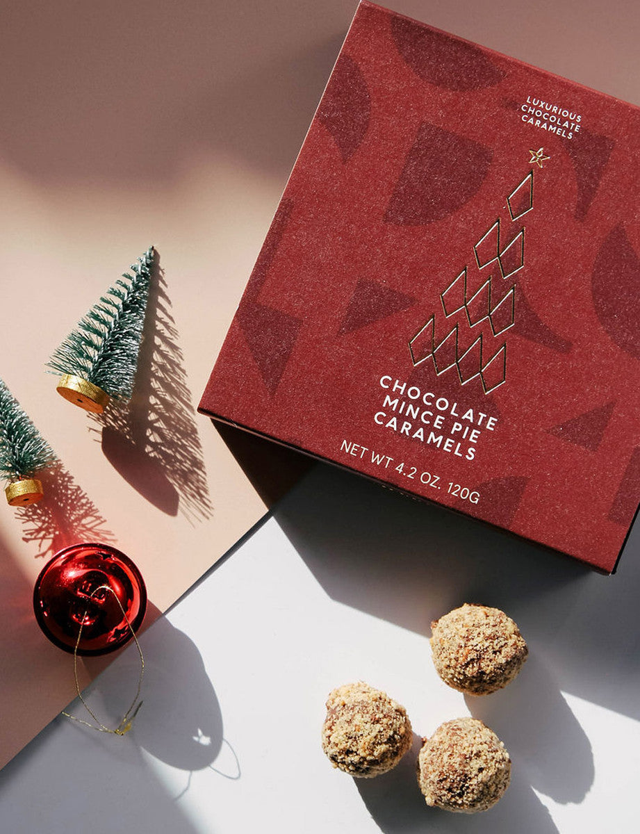 Chocolate Mince Pie Caramels
