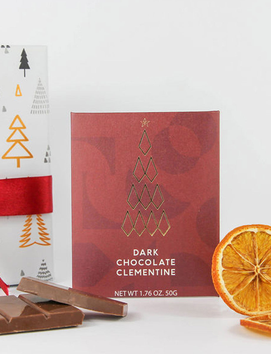 Clementine Dark Chocolate Bar 50g