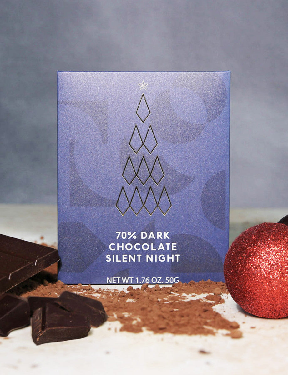 Silent Night Dark Chocolate Bar 50g (CB12)