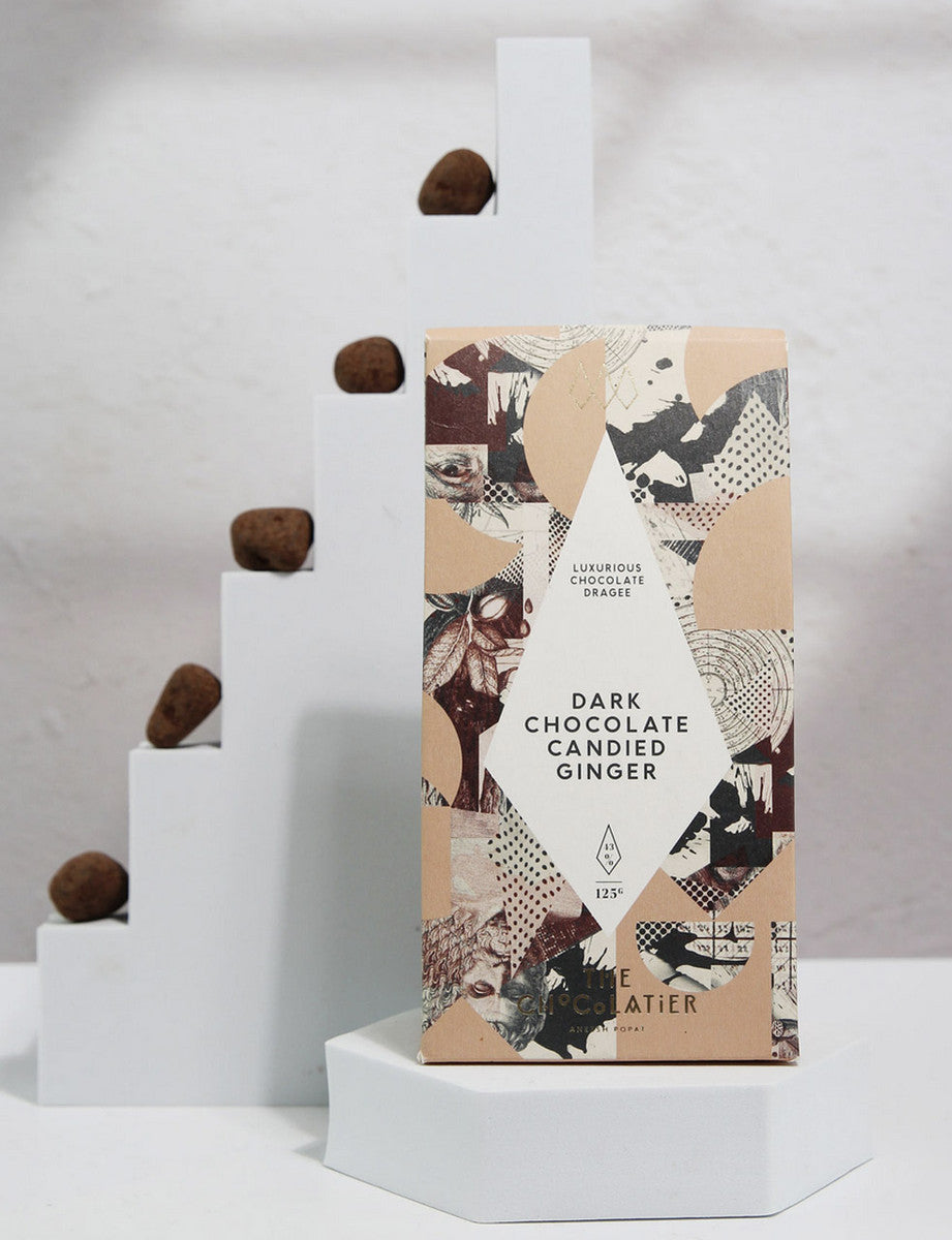Dark Chocolate Candied Ginger 125g