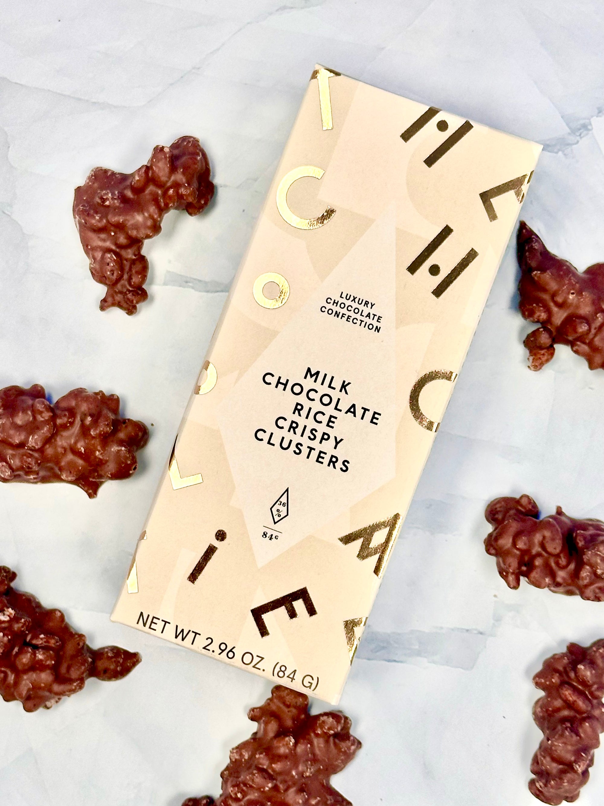 Milk Chocolate Rice Crispy Clusters 84g