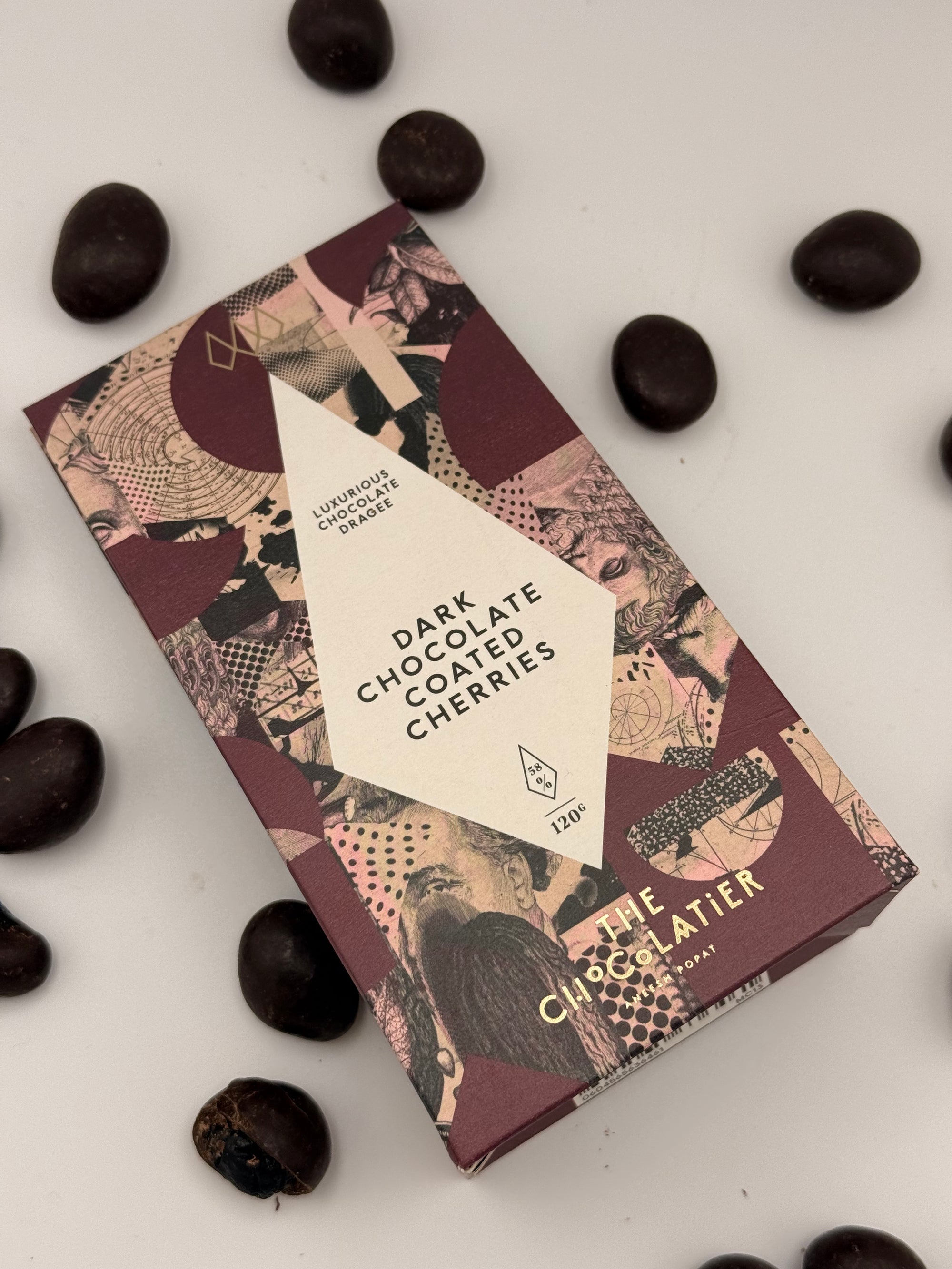 Dark Chocolate Coated Cherries 120g