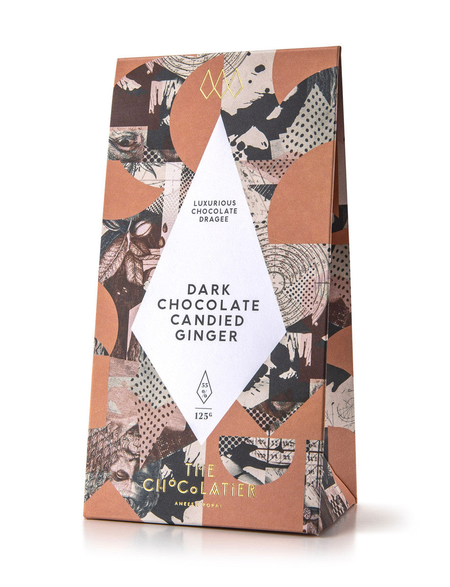 Dark Chocolate Candied Ginger 125g