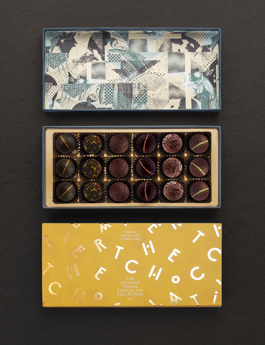 The Ultimate Vegan Chocolate Collection - 18 Dark and Mylk Chocolates