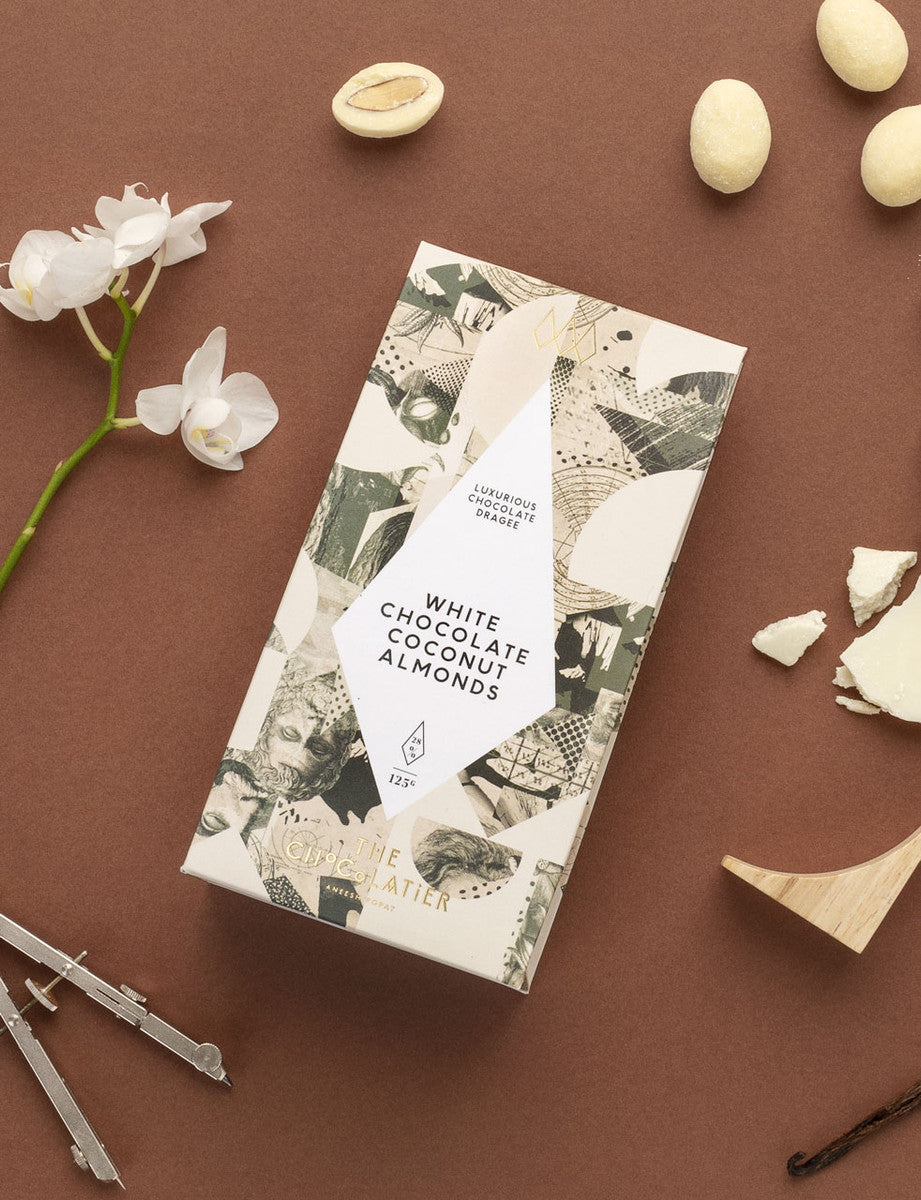 White Chocolate Coconut Almonds
