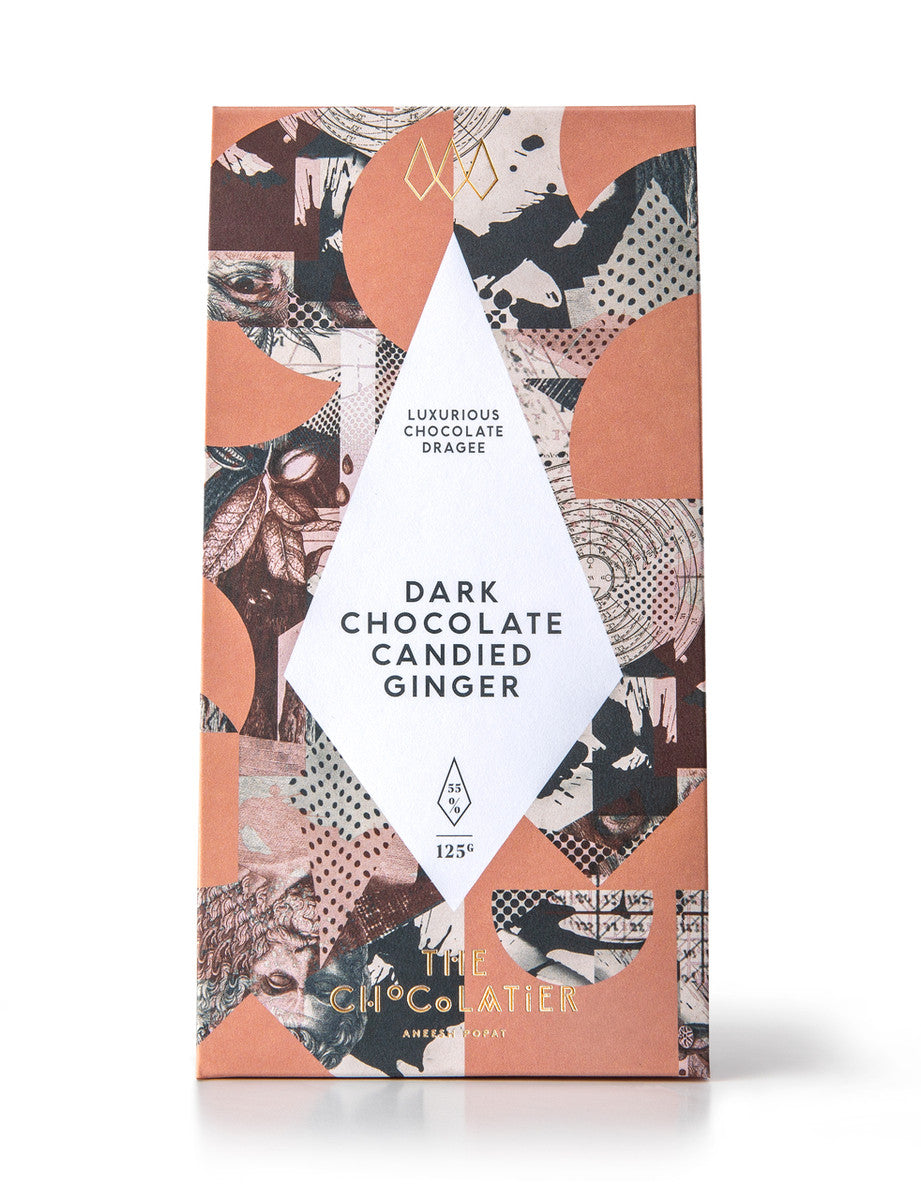 Dark Chocolate Candied GingerDark Chocolate Candied Ginger 125g