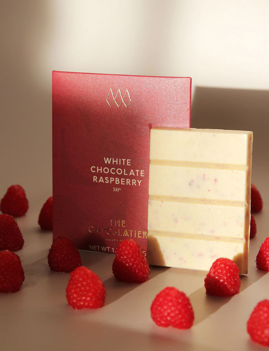White Chocolate Raspberry Bar 50g